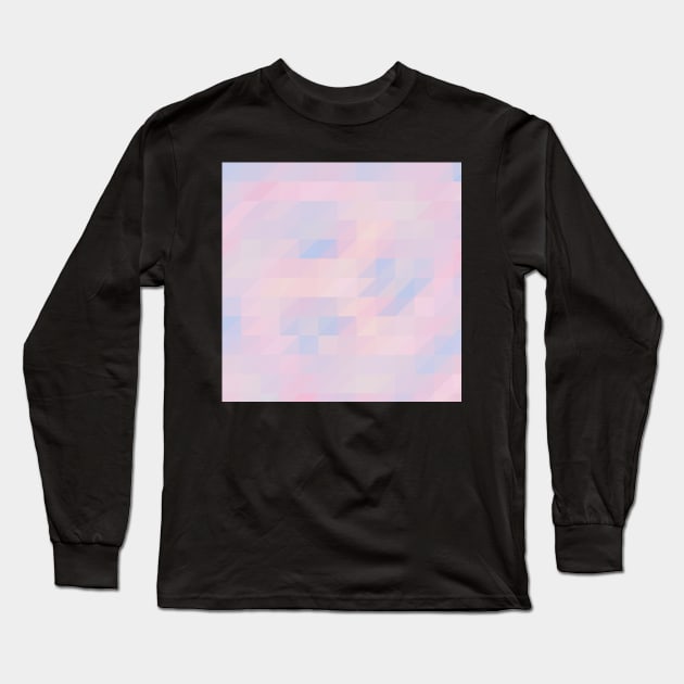 Abstract Lines Pastel Colors Long Sleeve T-Shirt by Peaceful Space AS